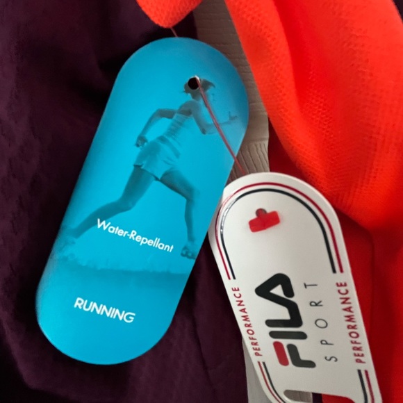 NWT New Fila Running Pullover-Virginia Tech Orange and Maroon colors - Picture 2 of 6